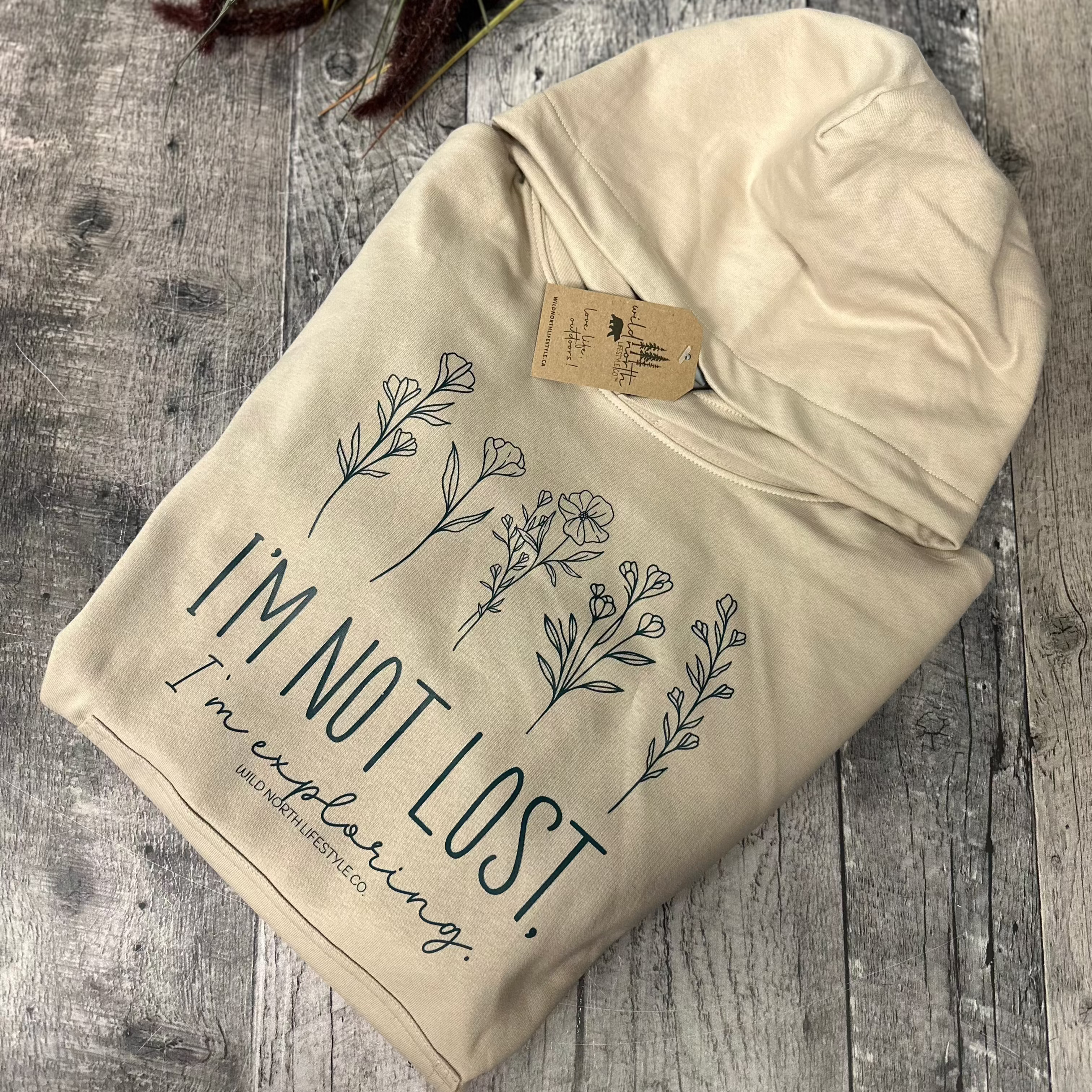 I'm Not Lost Modern Fit Hoodie