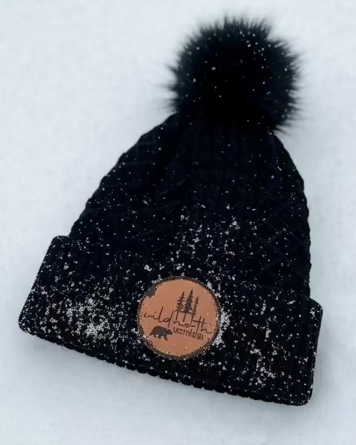 Wild North Jacquard Cable Knit Toque - Satin Lined!