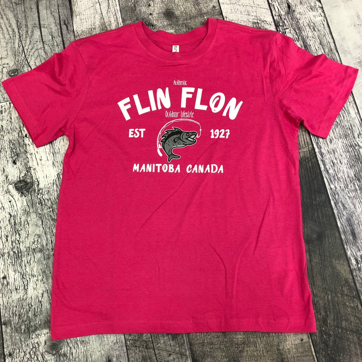 Authentic Flin Flon Fish Youth Tshirt