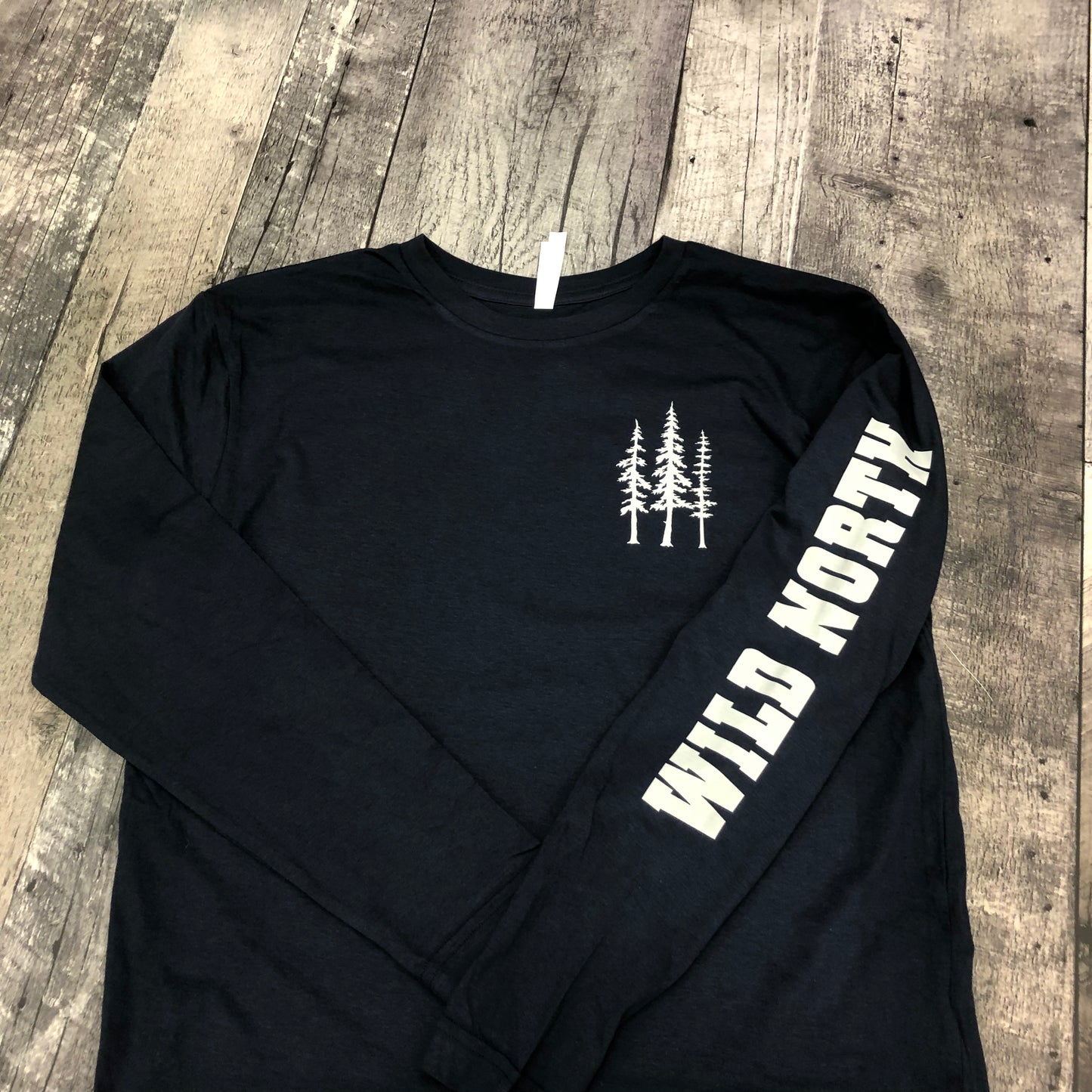 Wild North Long Sleeve T - Unisex - Navy (grey)