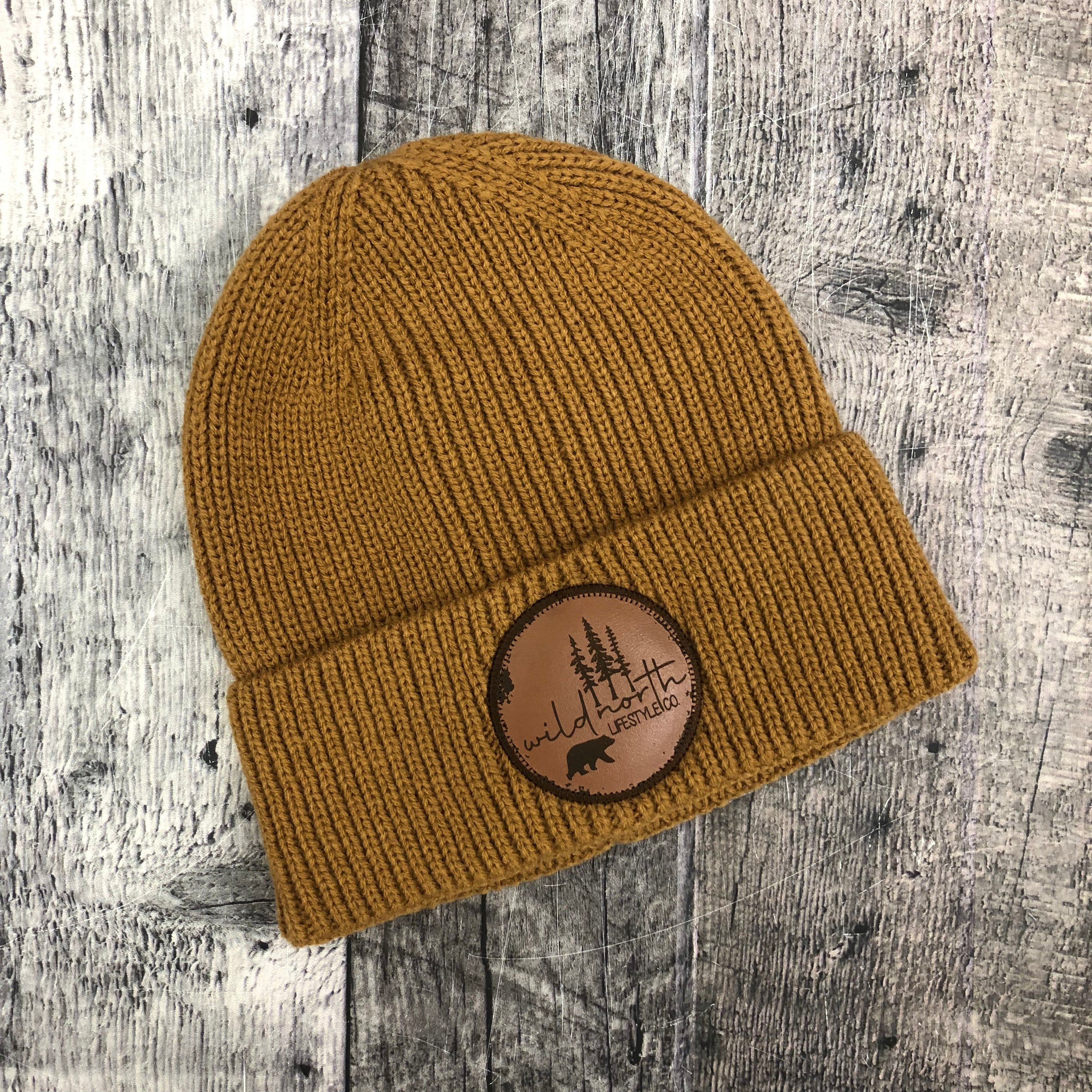 Cuffed Flat Knit Toque
