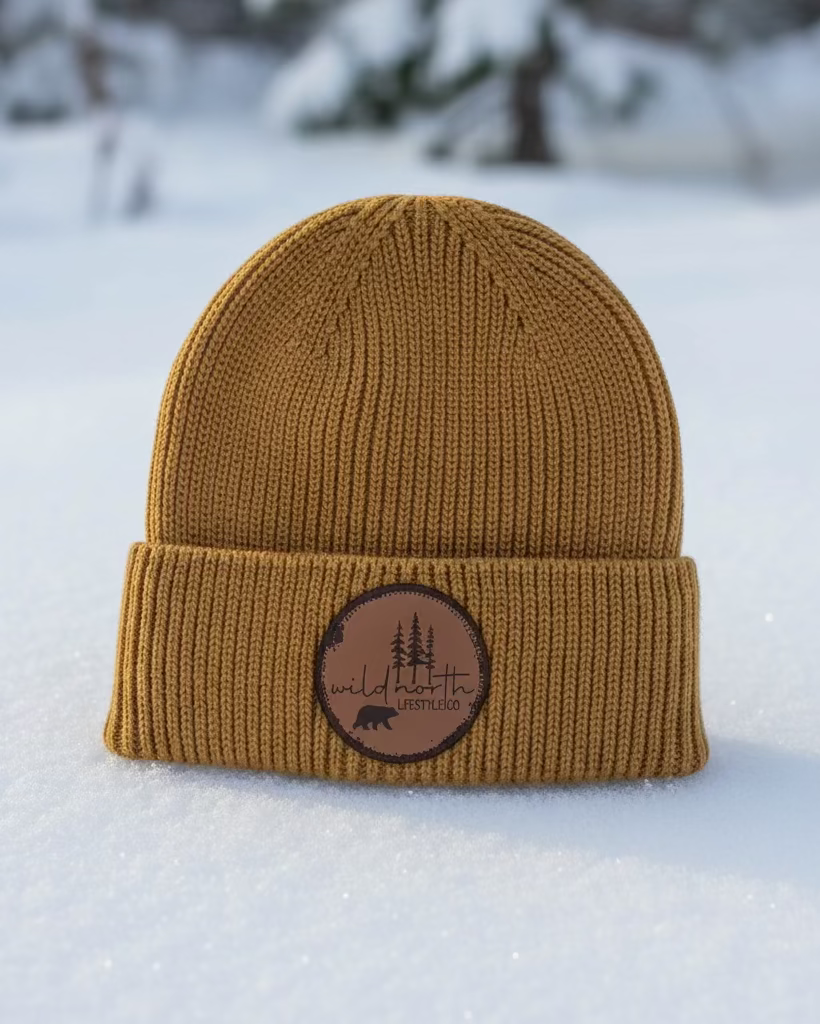 Cuffed Flat Knit Toque