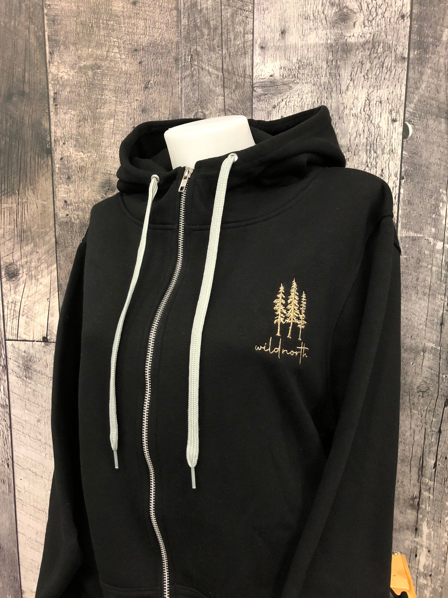 Embroidered Women's Full Zip Hoodie