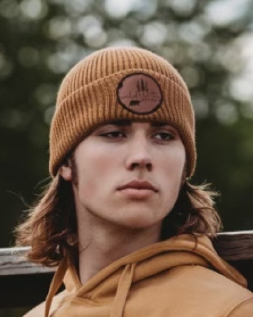 Cuffed Flat Knit Toque