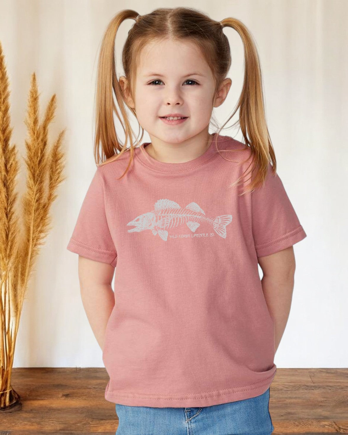 Walleye Bones Toddler Tshirt