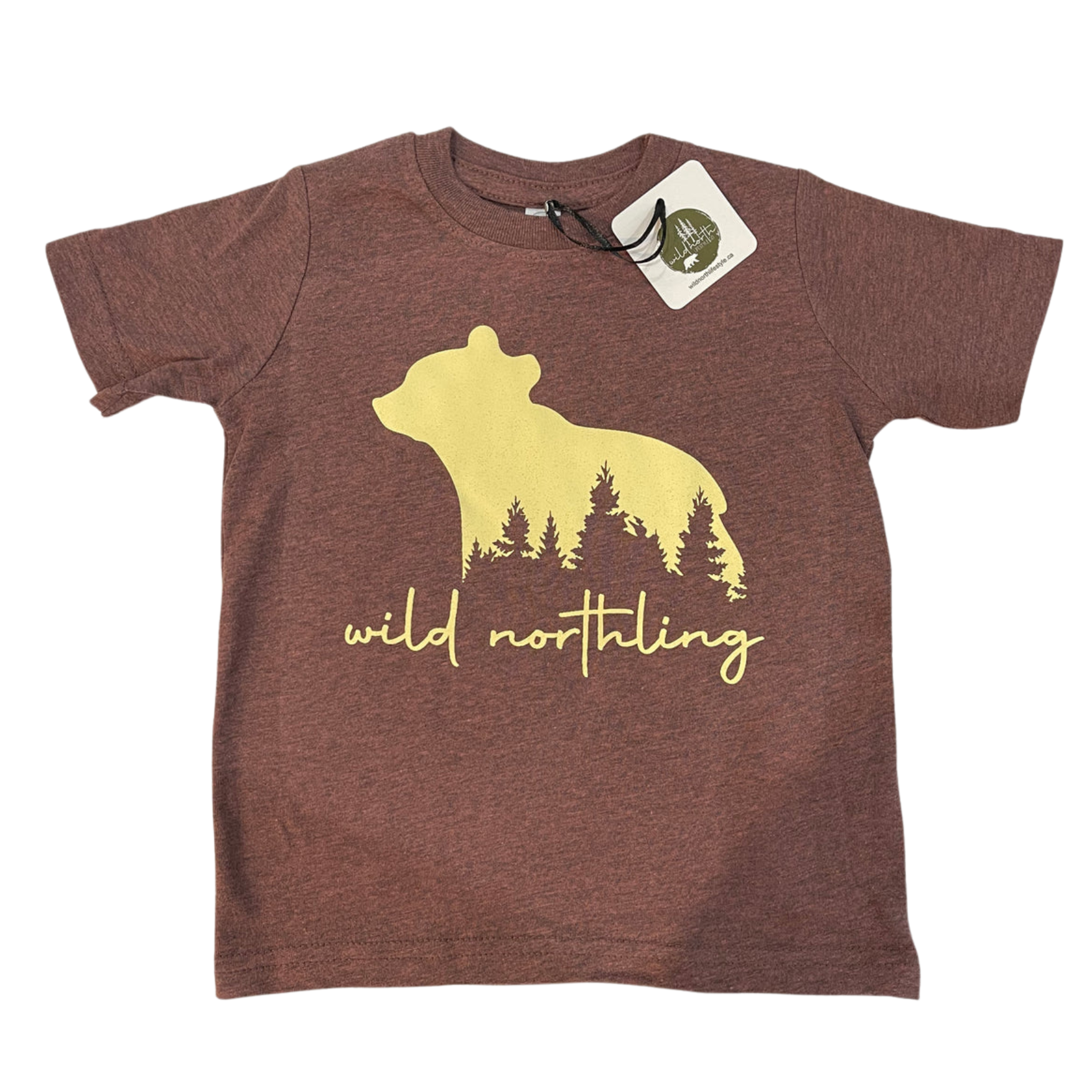 Wild North Toddler Tshirt (cream logo)