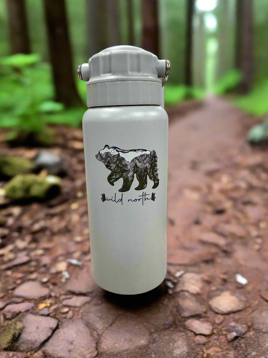 Wild North 40oz Dual Top Water Bottle