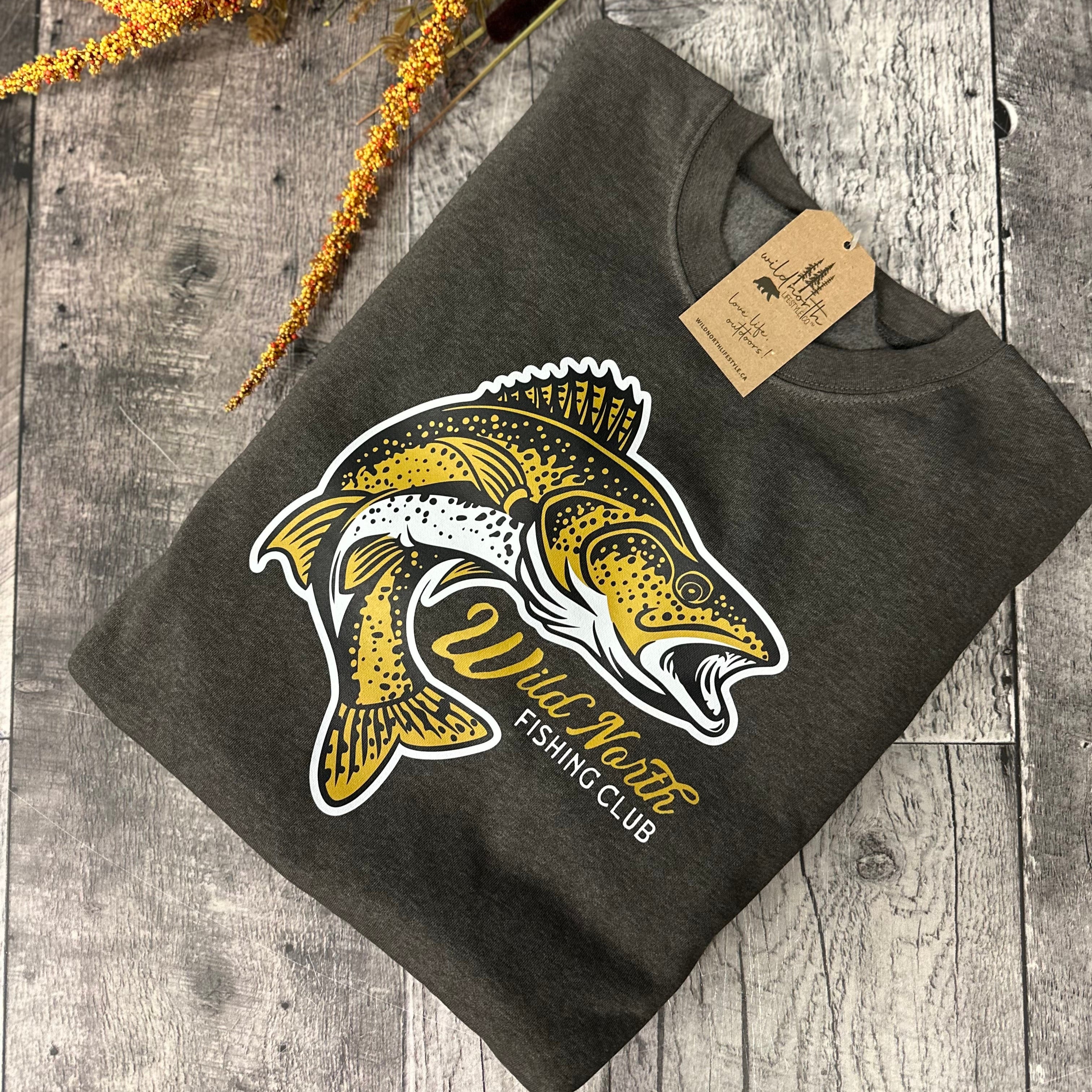Wild North Fishing Club Unisex Crewneck