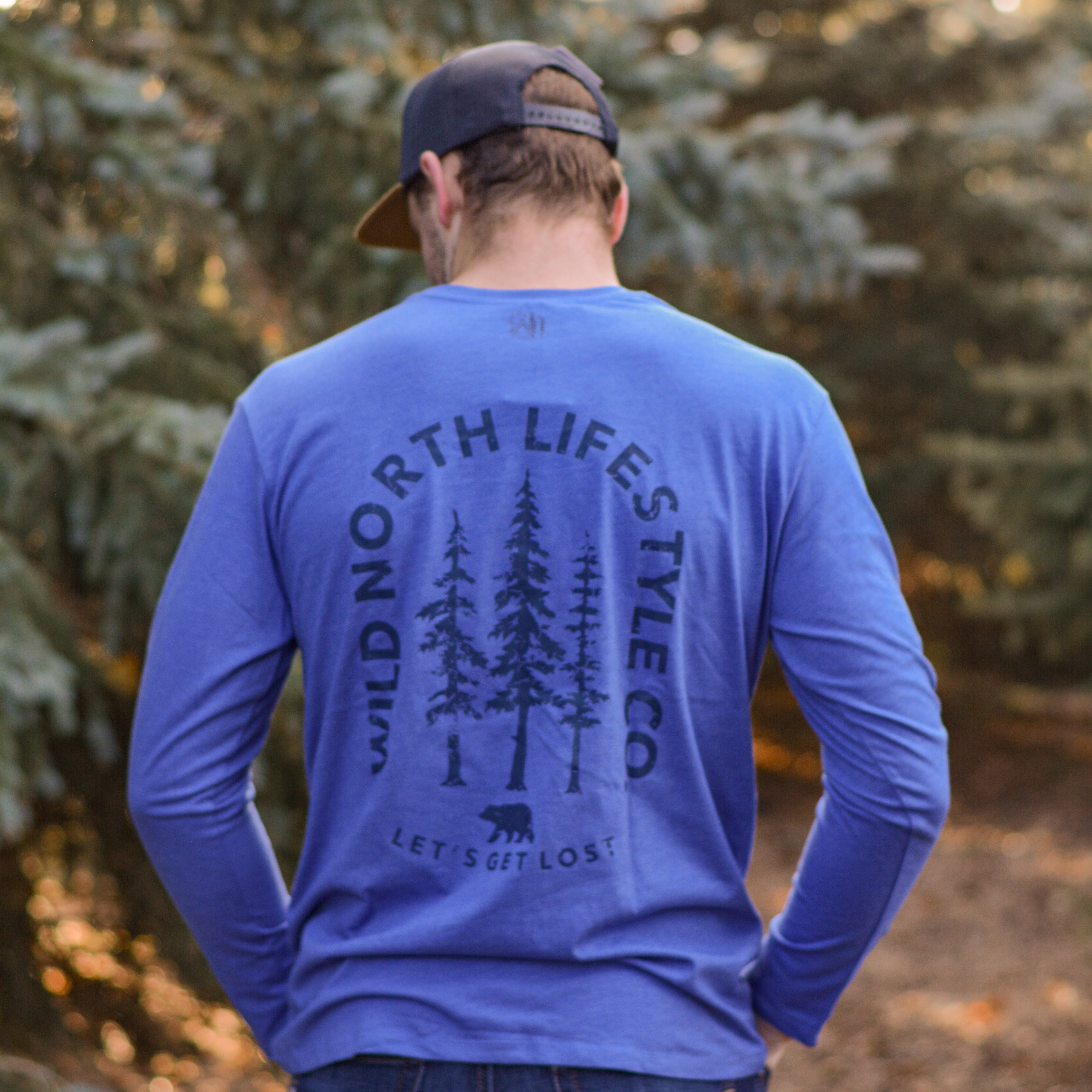 Let's Get Lost Long Sleeve T UNISEX - Royal Heather