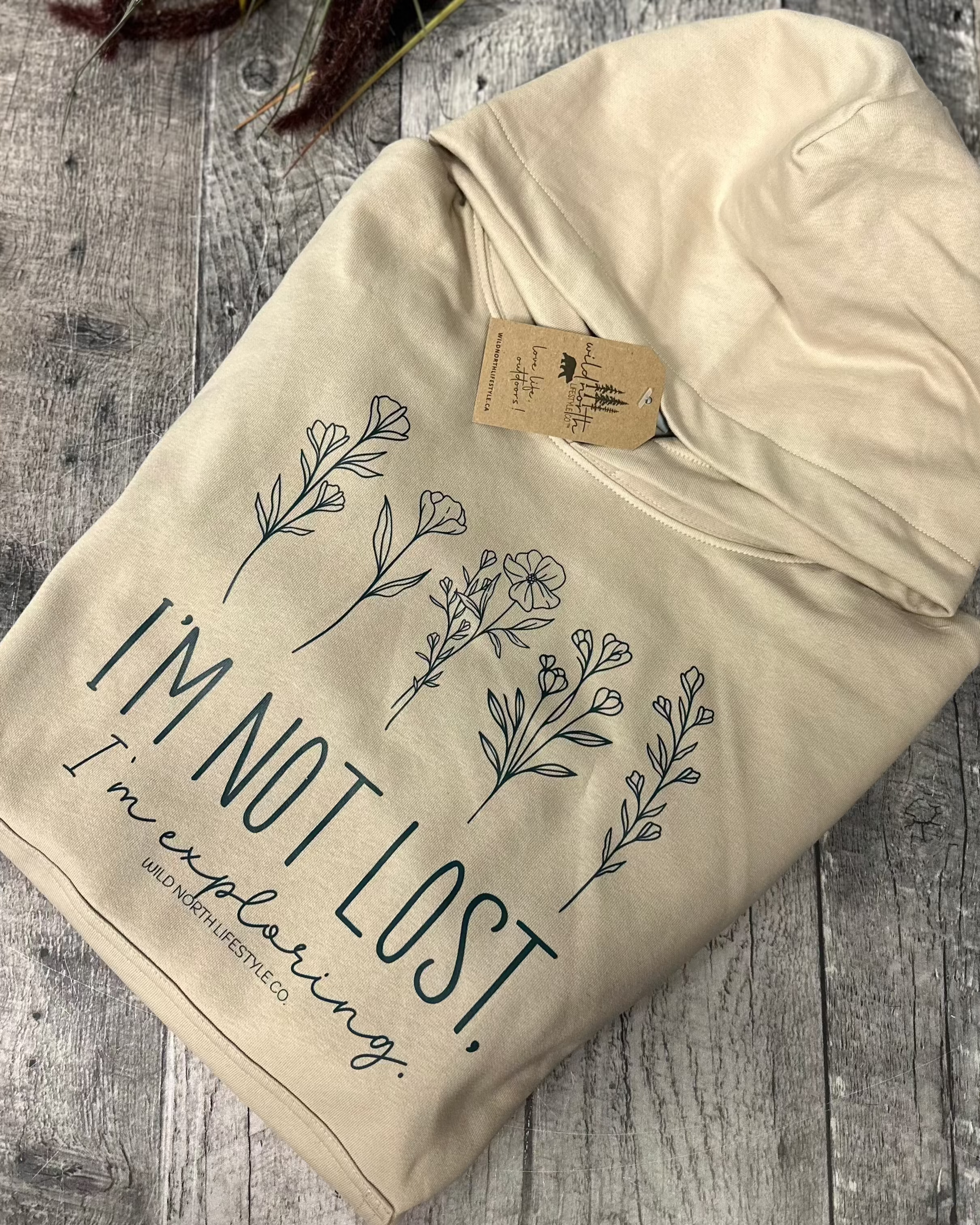 I'm Not Lost I'm Exploring Modern Fit Hoodie