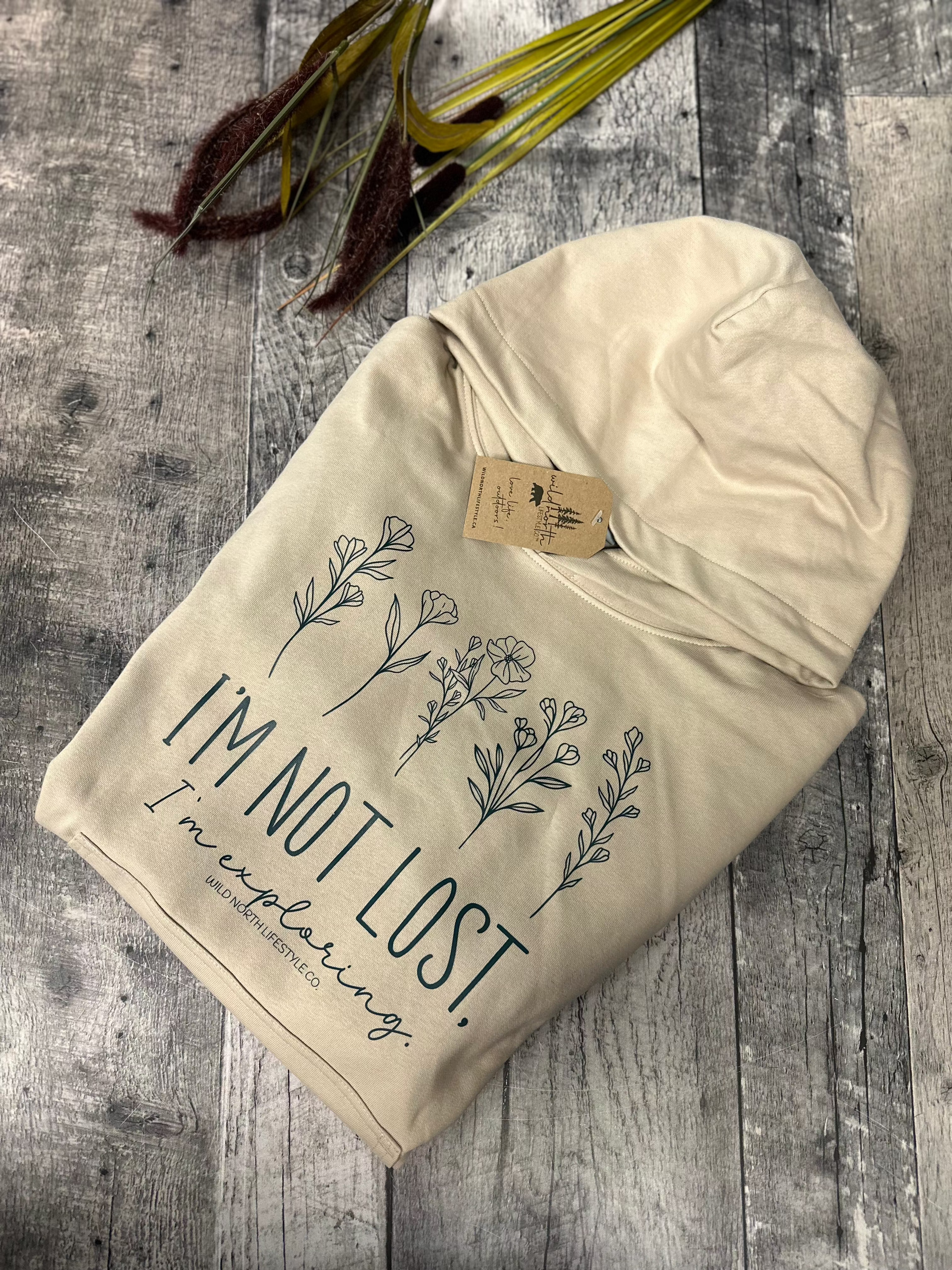 I'm Not Lost Modern Fit Hoodie