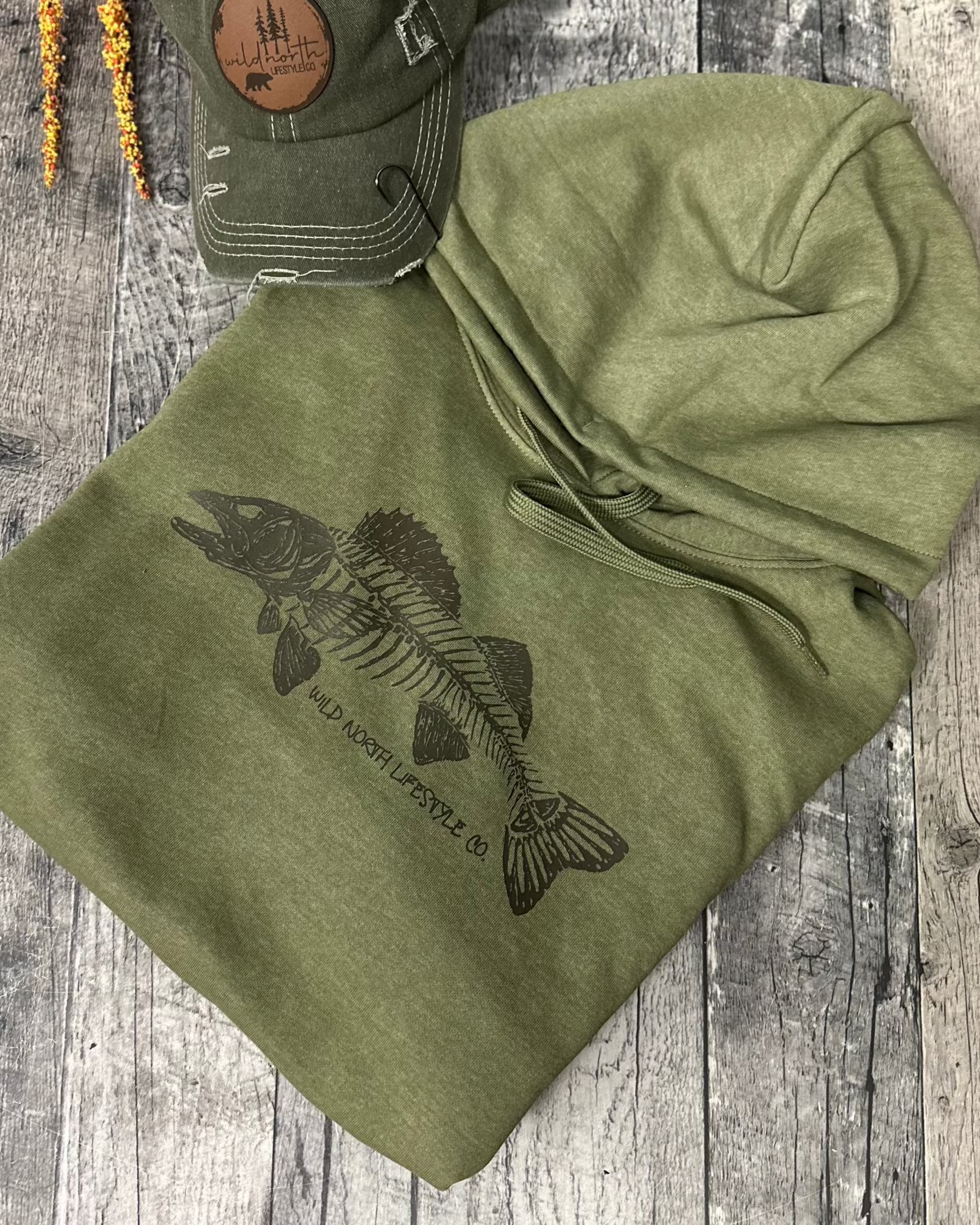 Walleye Bones Unisex Hoodie