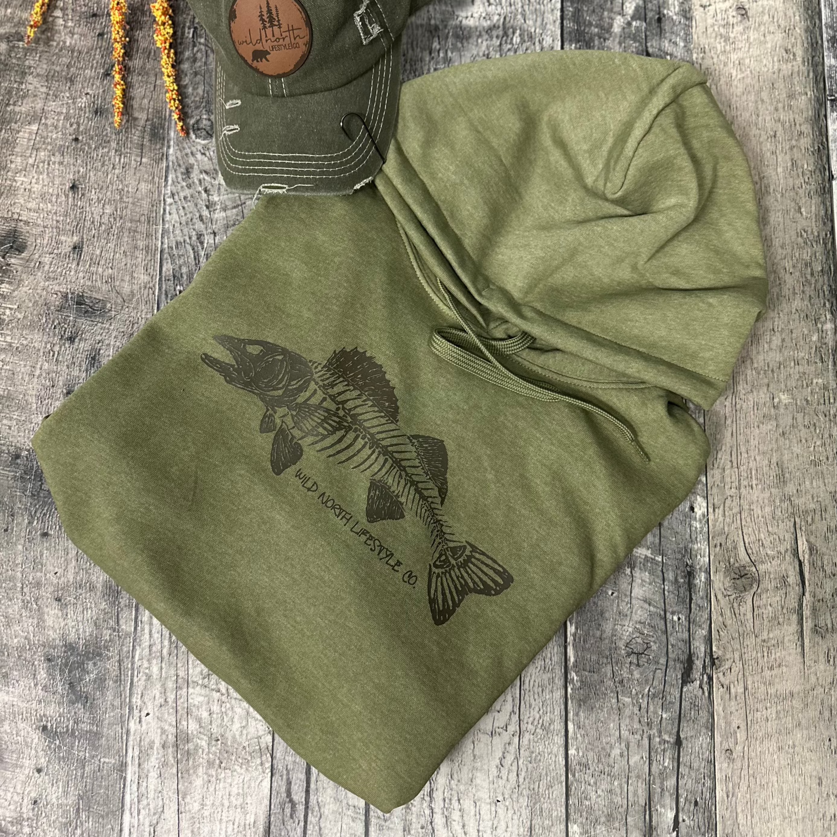 Walleye Bones Unisex Hoodie
