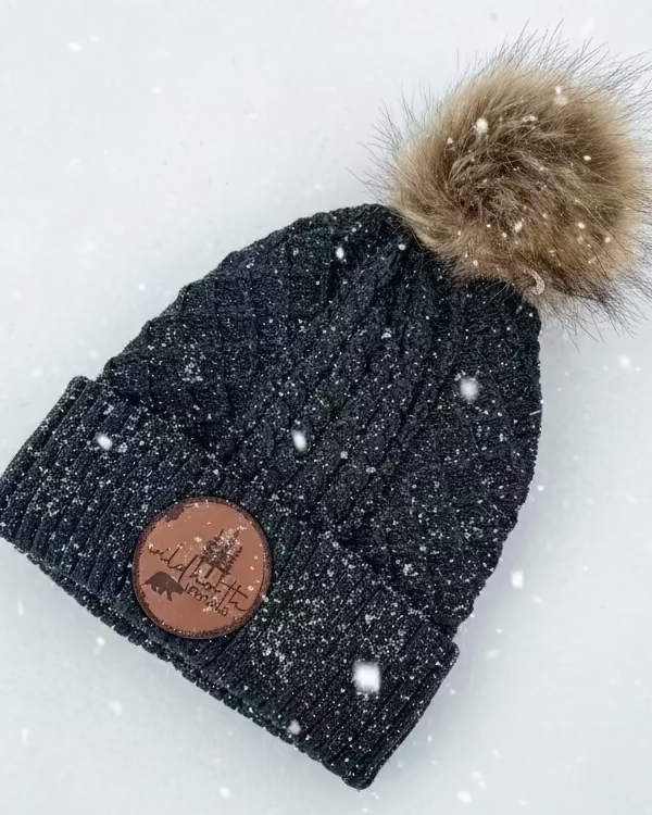 Wild North Jacquard Cable Knit Toque - Satin Lined!
