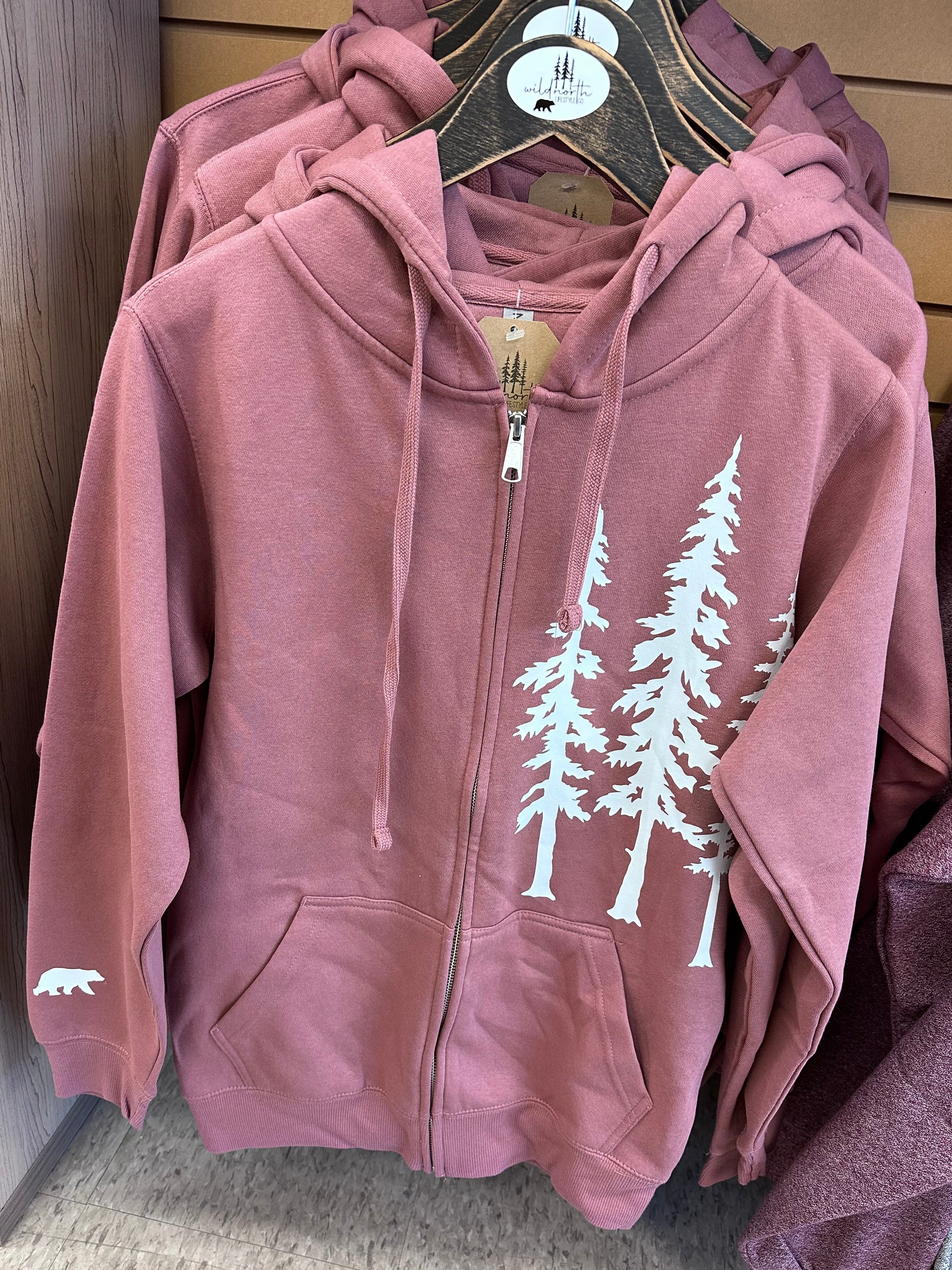 TRIO TREE Zip Up Hoodie