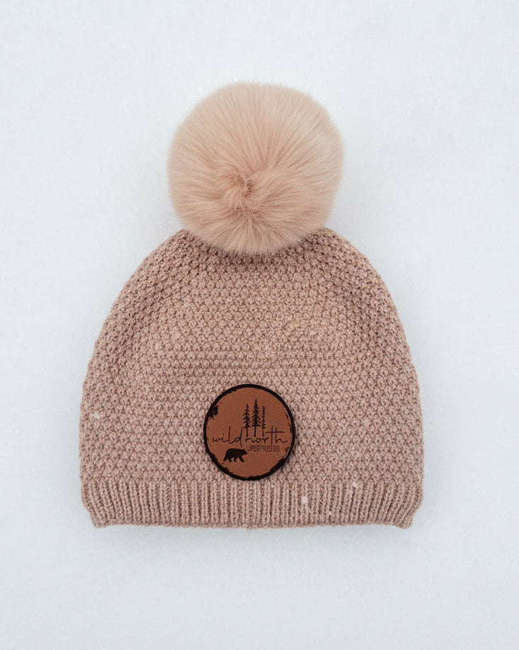 Wild North Popcorn Knit Toque - Partial Micro Fleece Lined