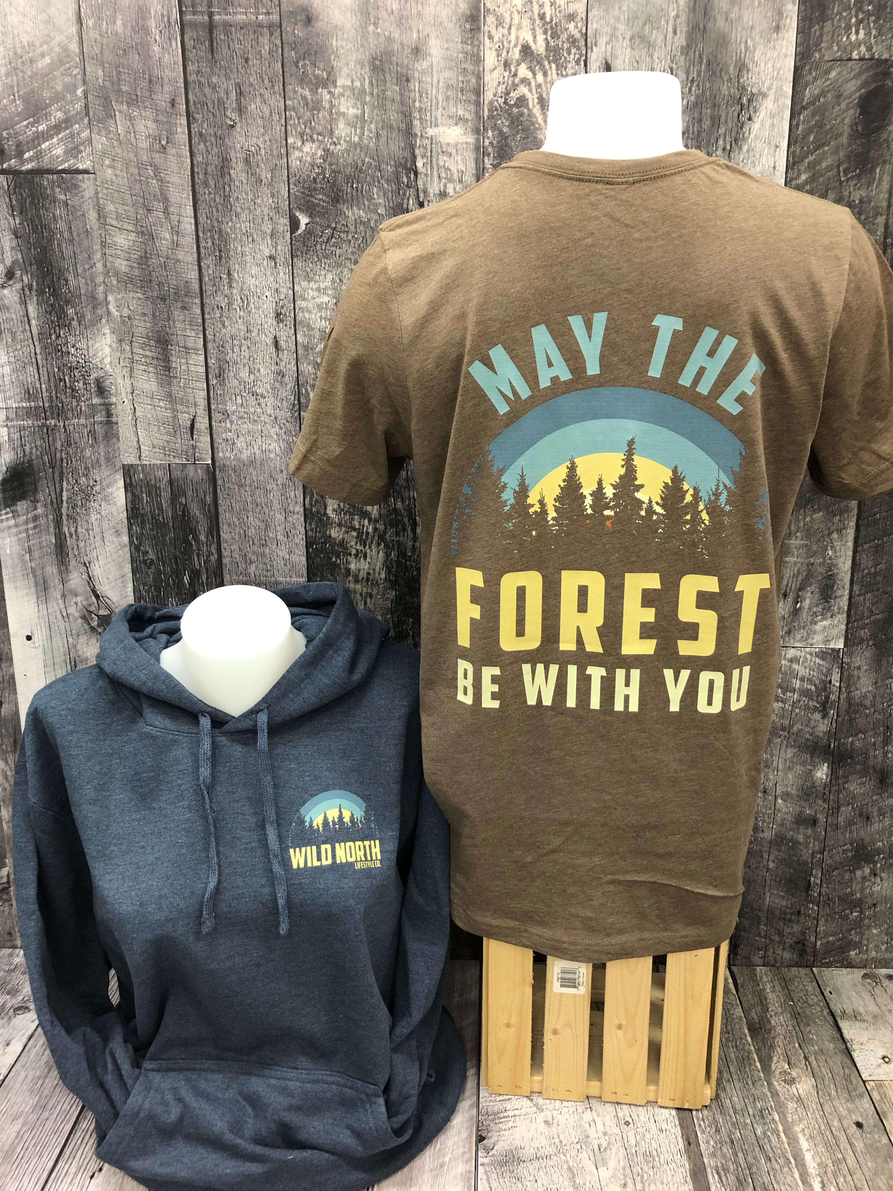 May the Forest UNISEX Hoodie - Heather Navy