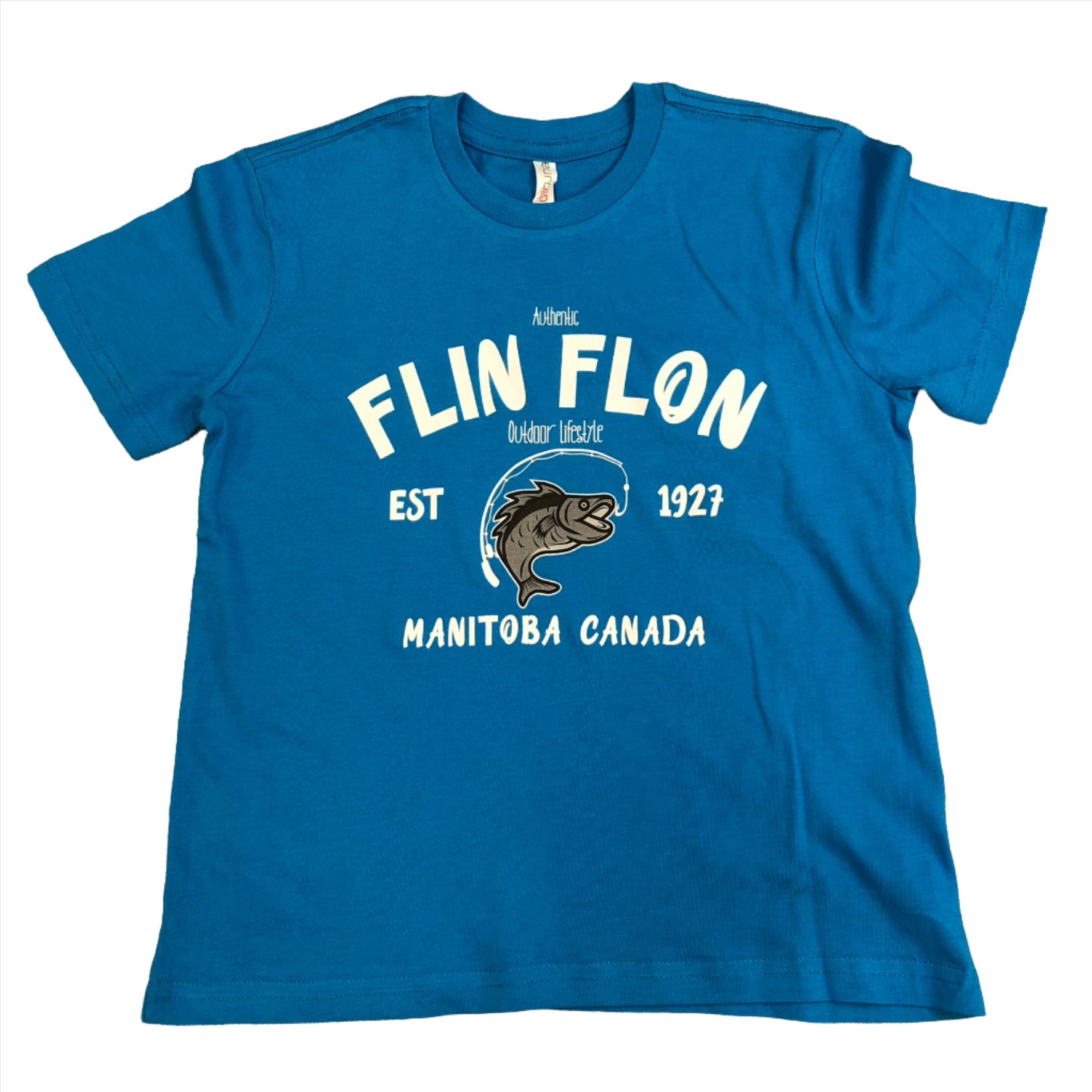 Authentic Flin Flon Fish Youth Tshirt