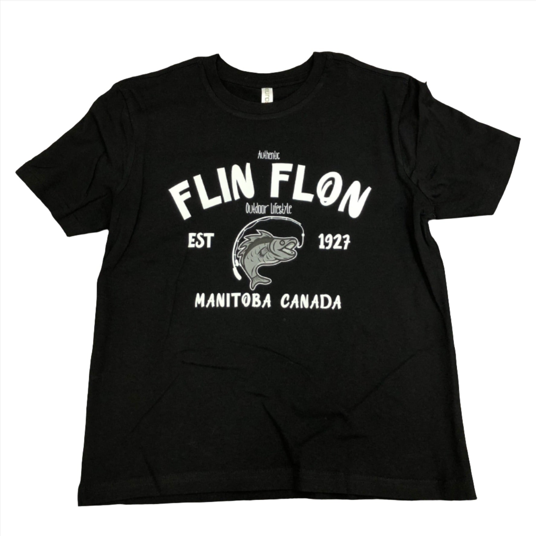 Authentic Flin Flon Fish Youth Tshirt