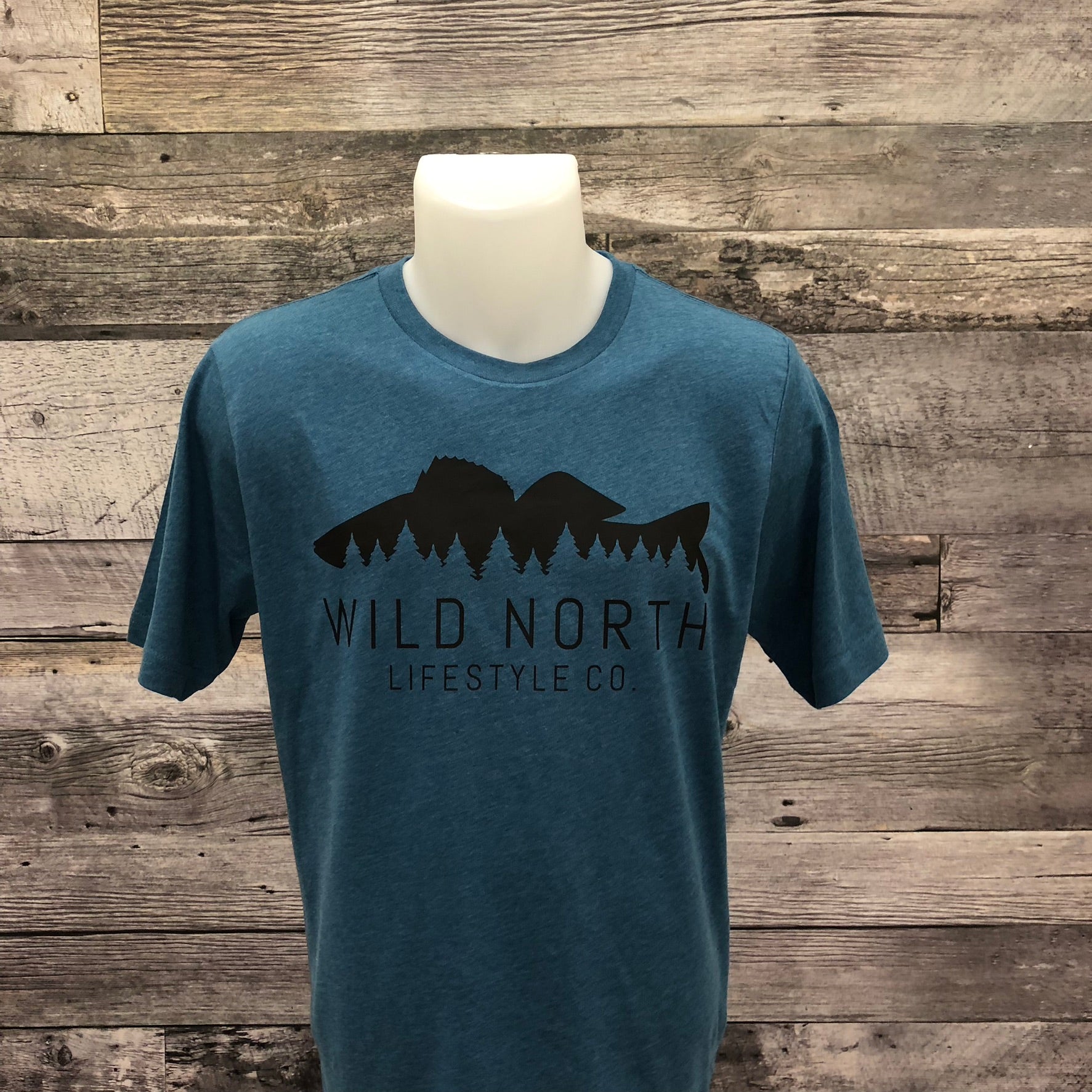 Treeline Fish UNISEX T-Shirt - Deep Blue