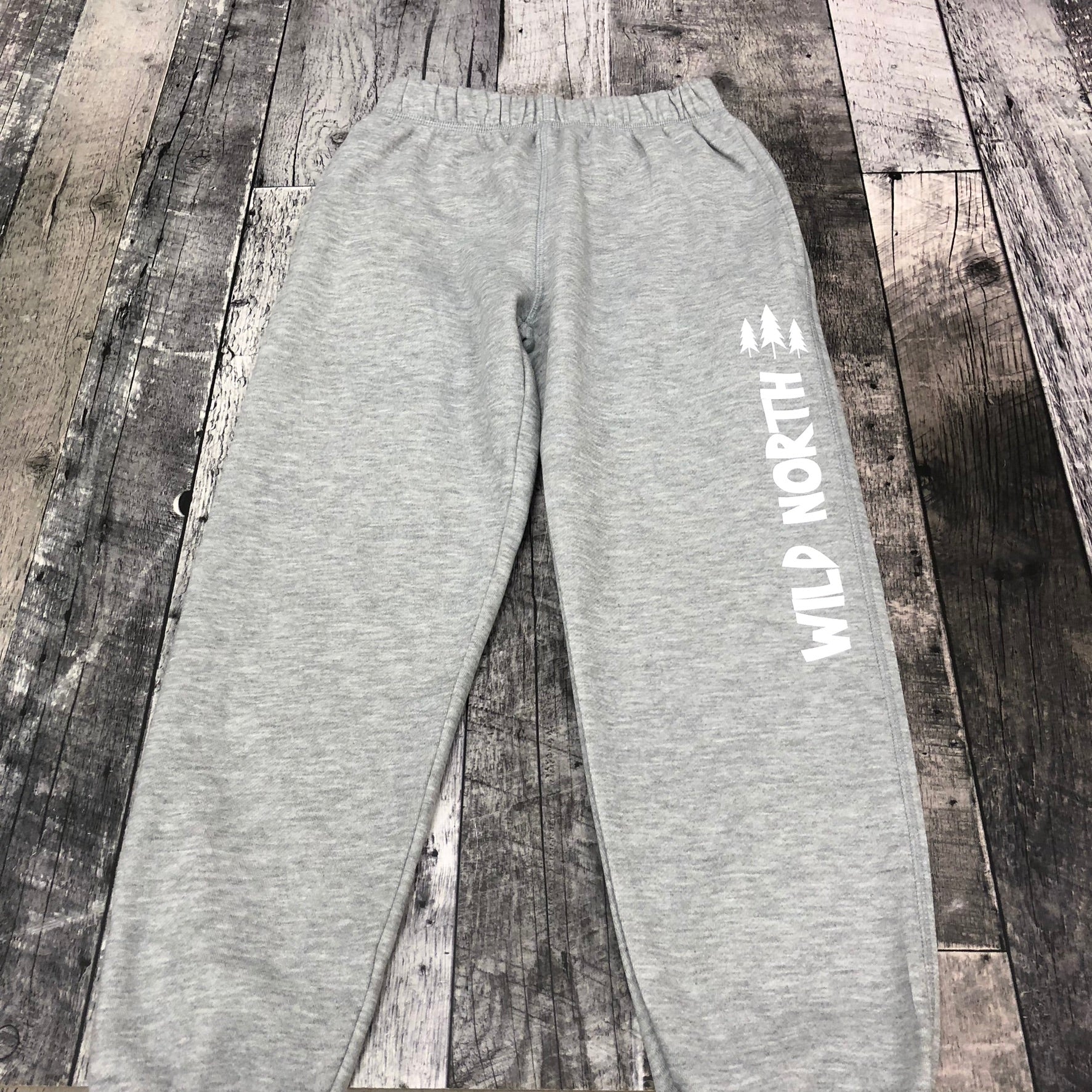 Wild North Youth Sweatpants - Light Grey