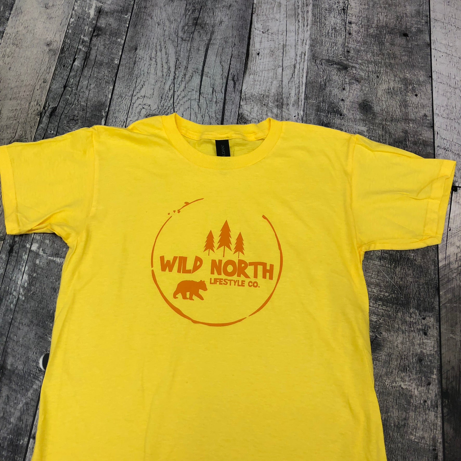 Wild North Youth Original Tshirt - Yellow
