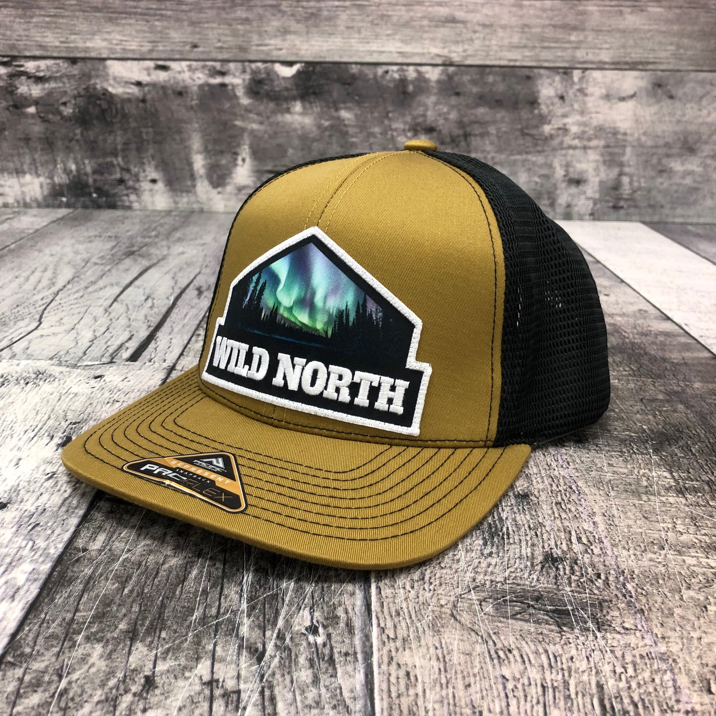Wild North Northern Lights Patch Hat - Gold/Black