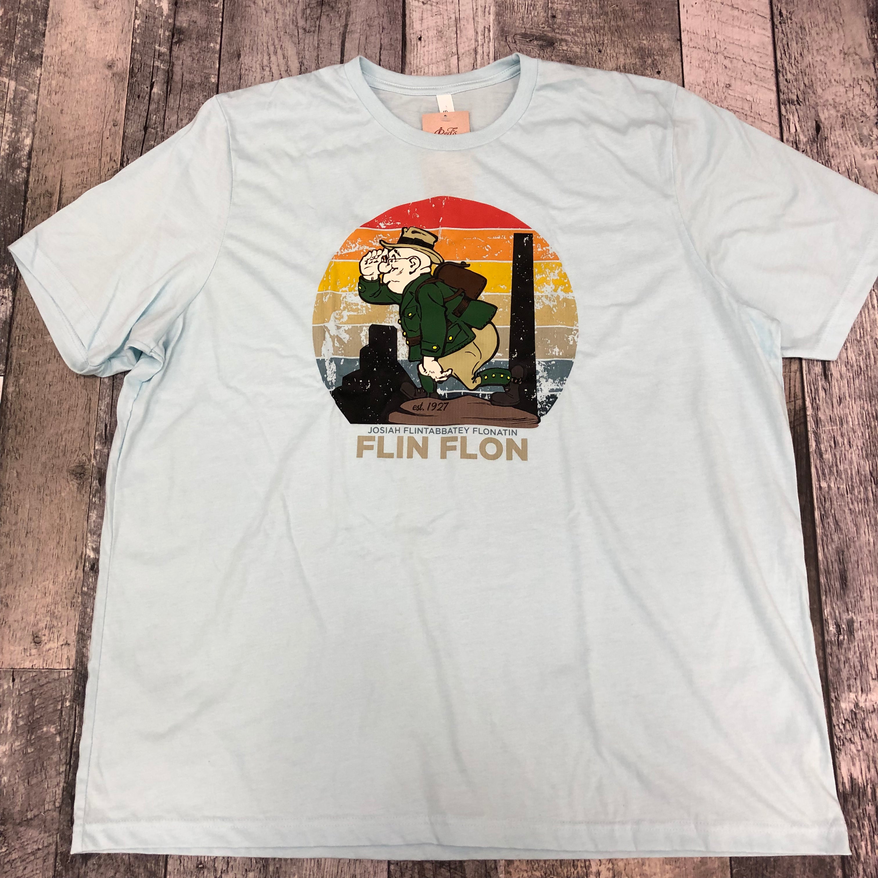 Flin Flon Flinty Skyline Unisex Tshirt