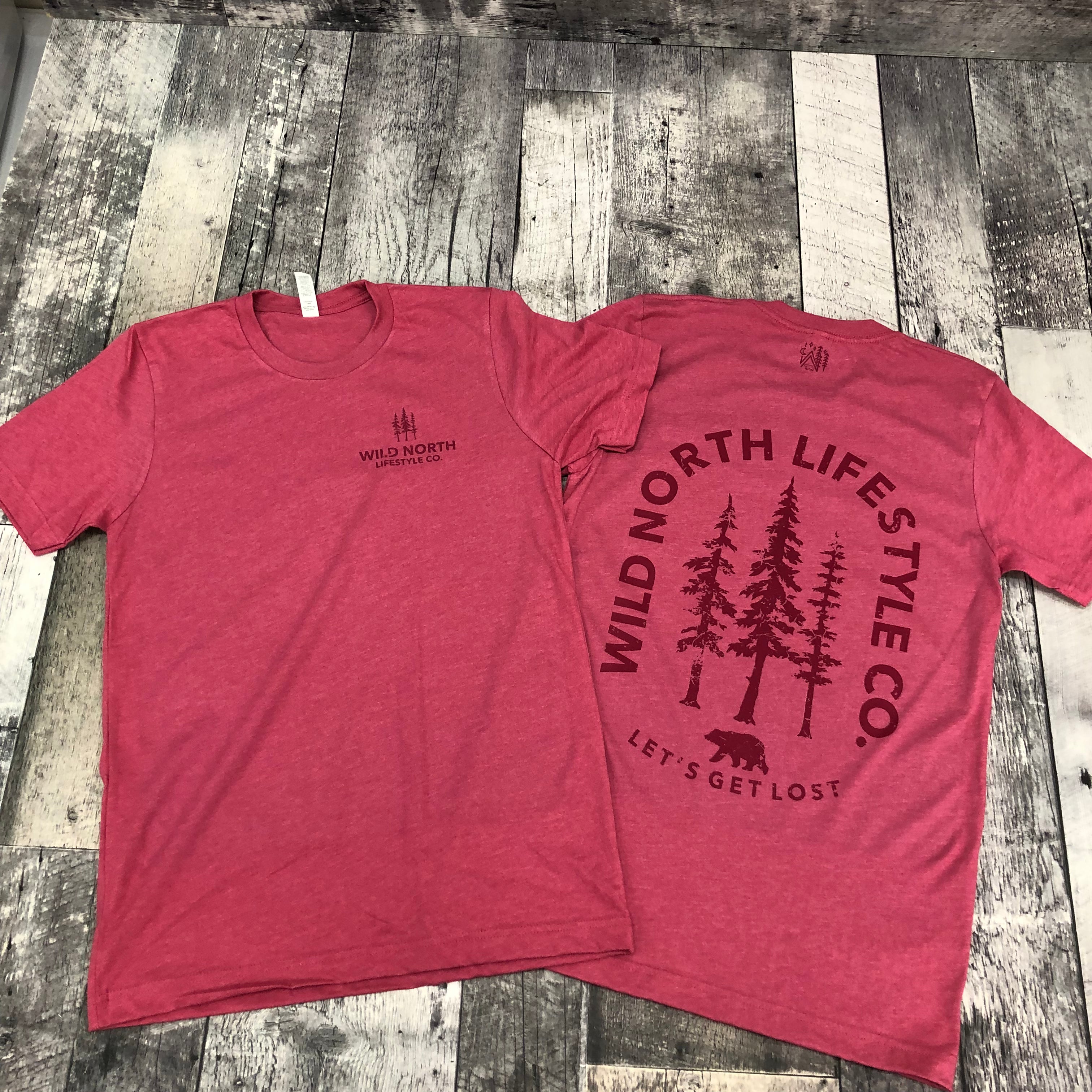 Let's Get Lost UNISEX T-Shirt - Wild Raspberry