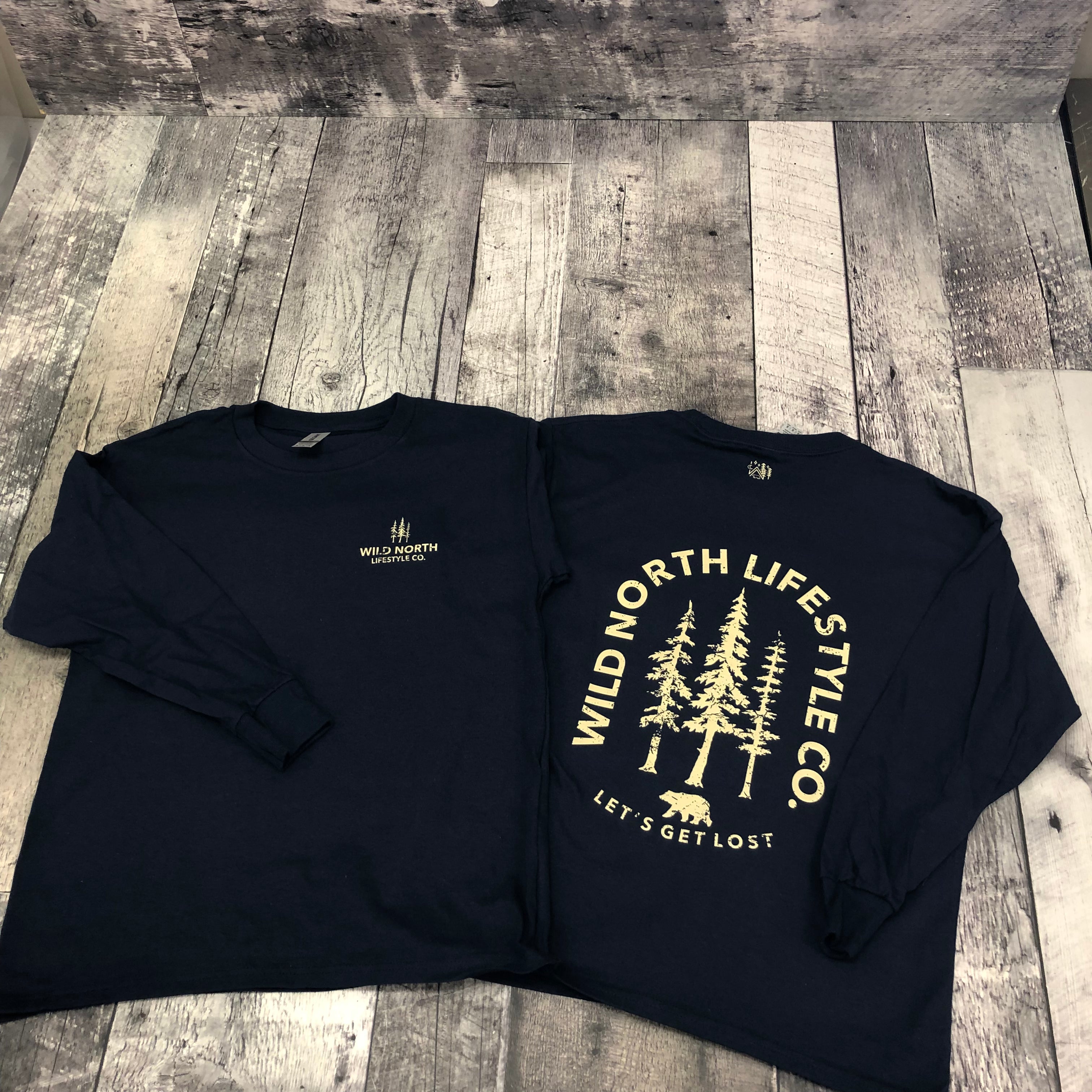 Let's Get Lost YOUTH Long Sleeve - Navy