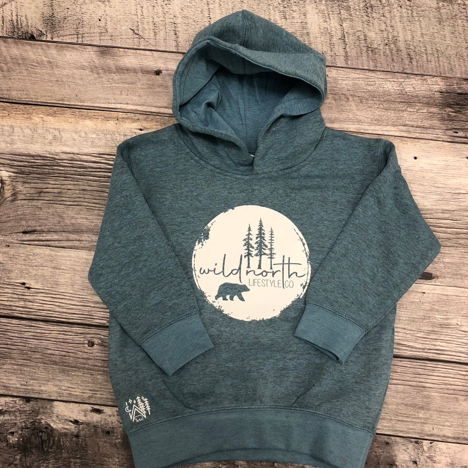 Wild North Toddler Hooded Sweatshirt - Bermuda Blackout