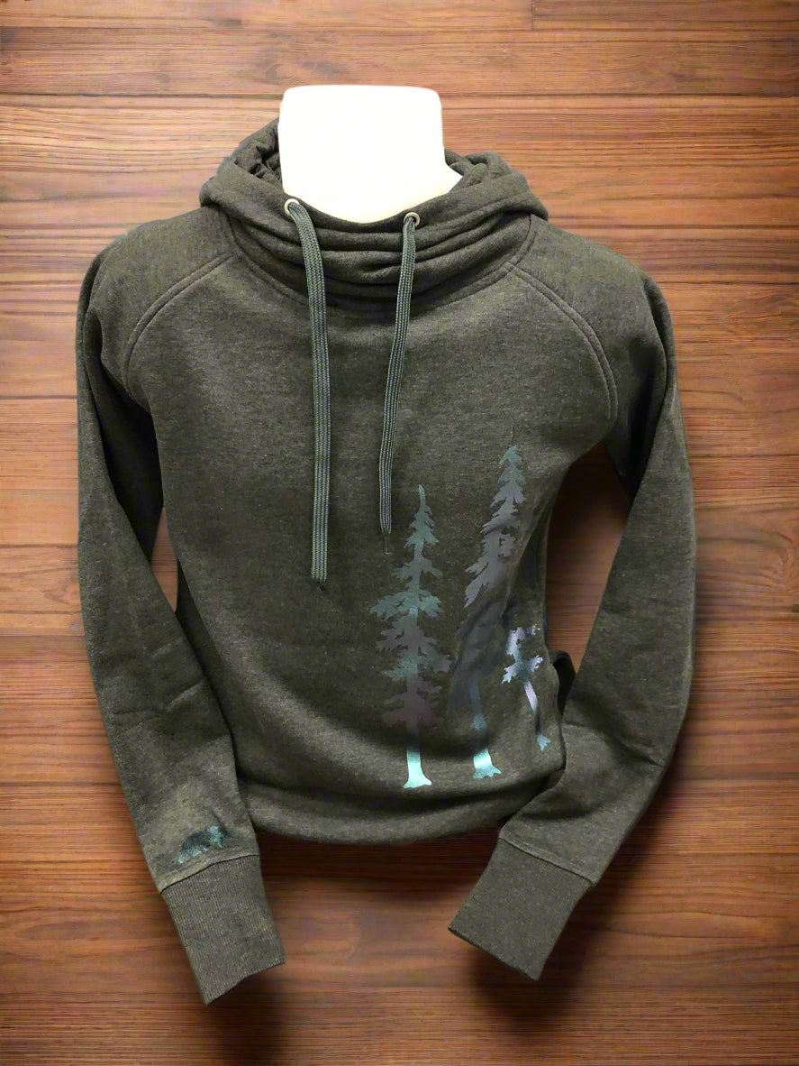 Women's Cowl Neck Hoodie