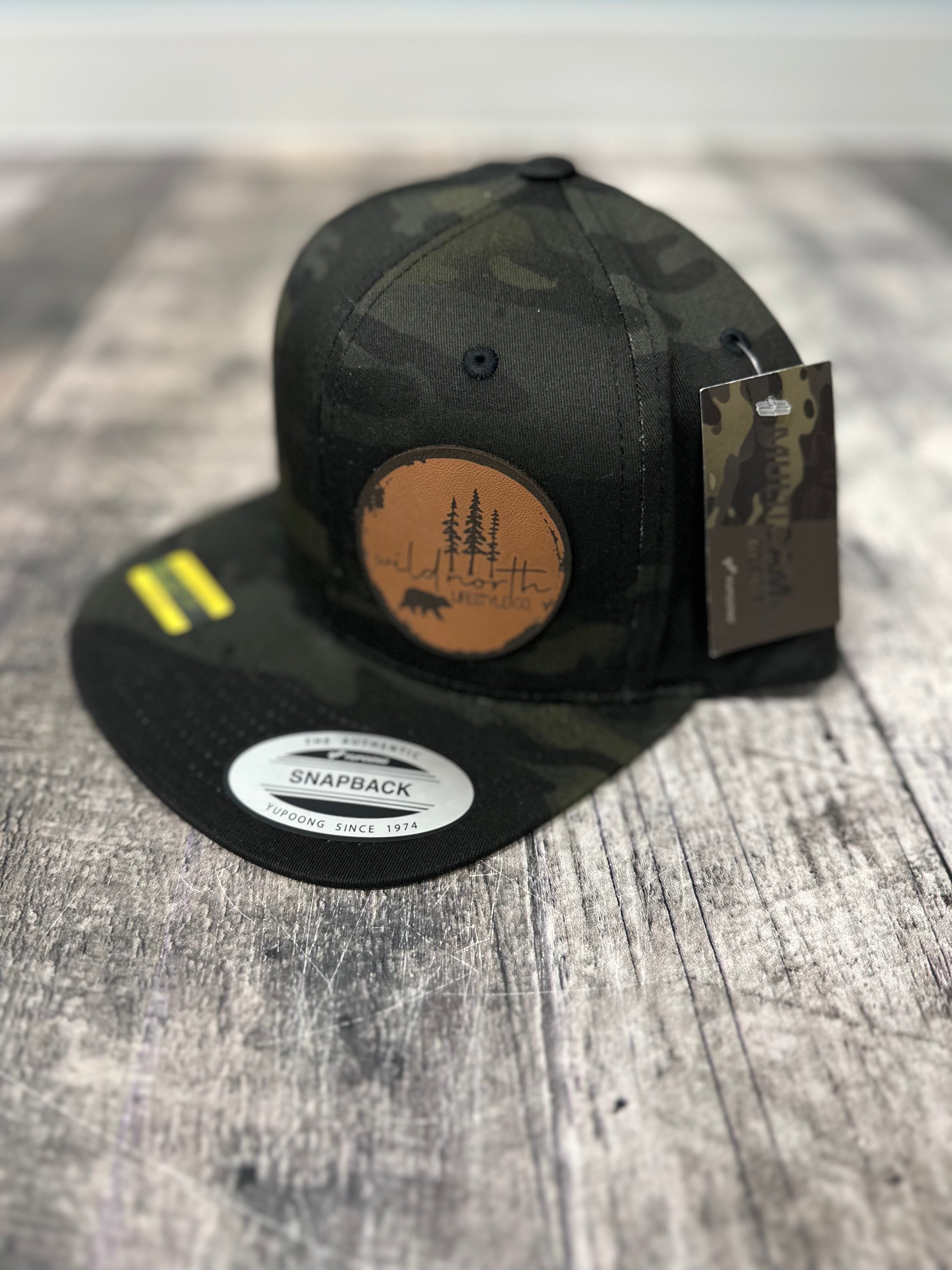 Flat Bill Snap Back Hat