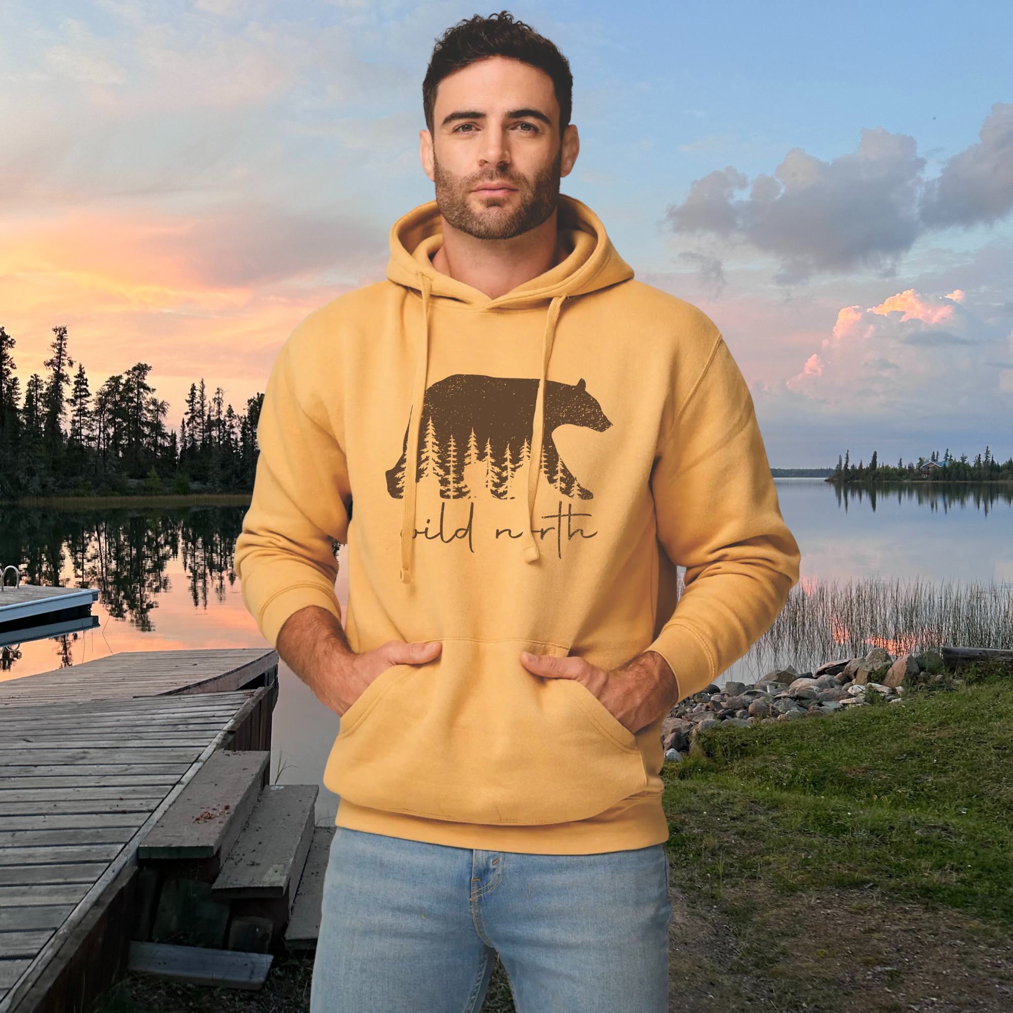 Chocolate Bear Unisex Hoodie