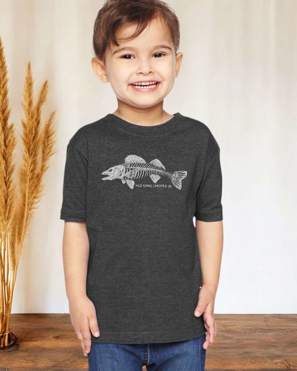 Walleye Bones Toddler Tshirt