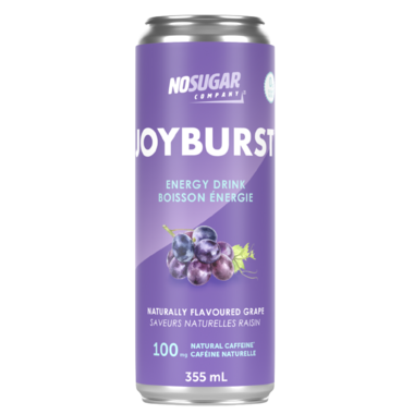 No Sugar Company Joyburst Energy Drink Grape