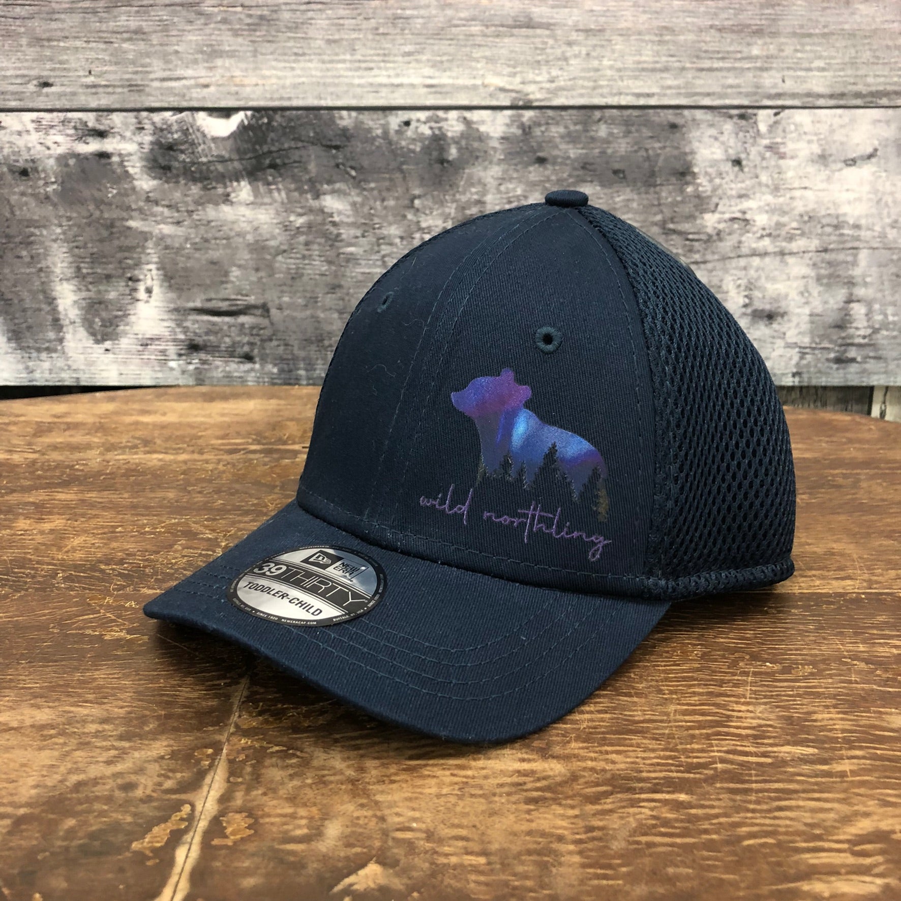 Wild Northling Northern Lights Bear YOUTH Cap