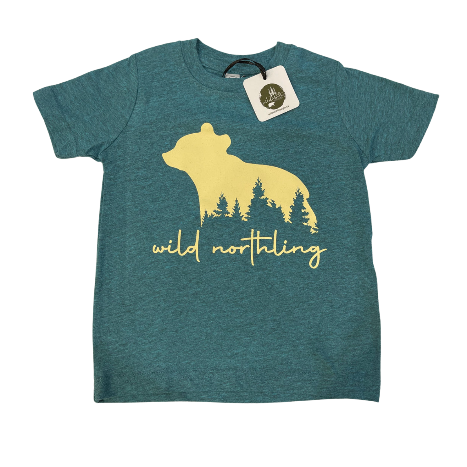 Wild Northling Bear TODDLER T-Shirt - Cream Logo