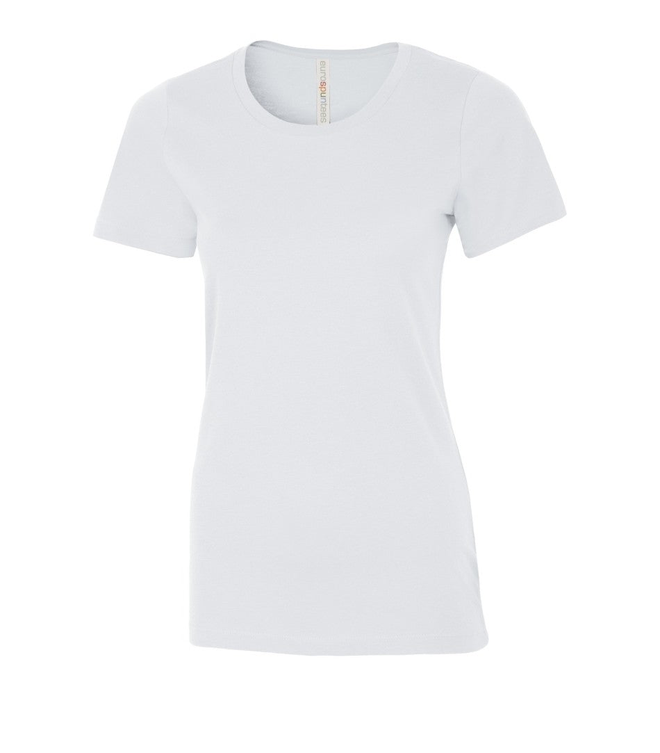ATC™ EUROSPUN® RING SPUN PREMIUM COLORS LADIES' TEE. ATC8000L